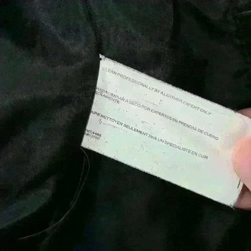 Nautica Black Leather Jacket - Picture 8 of 8